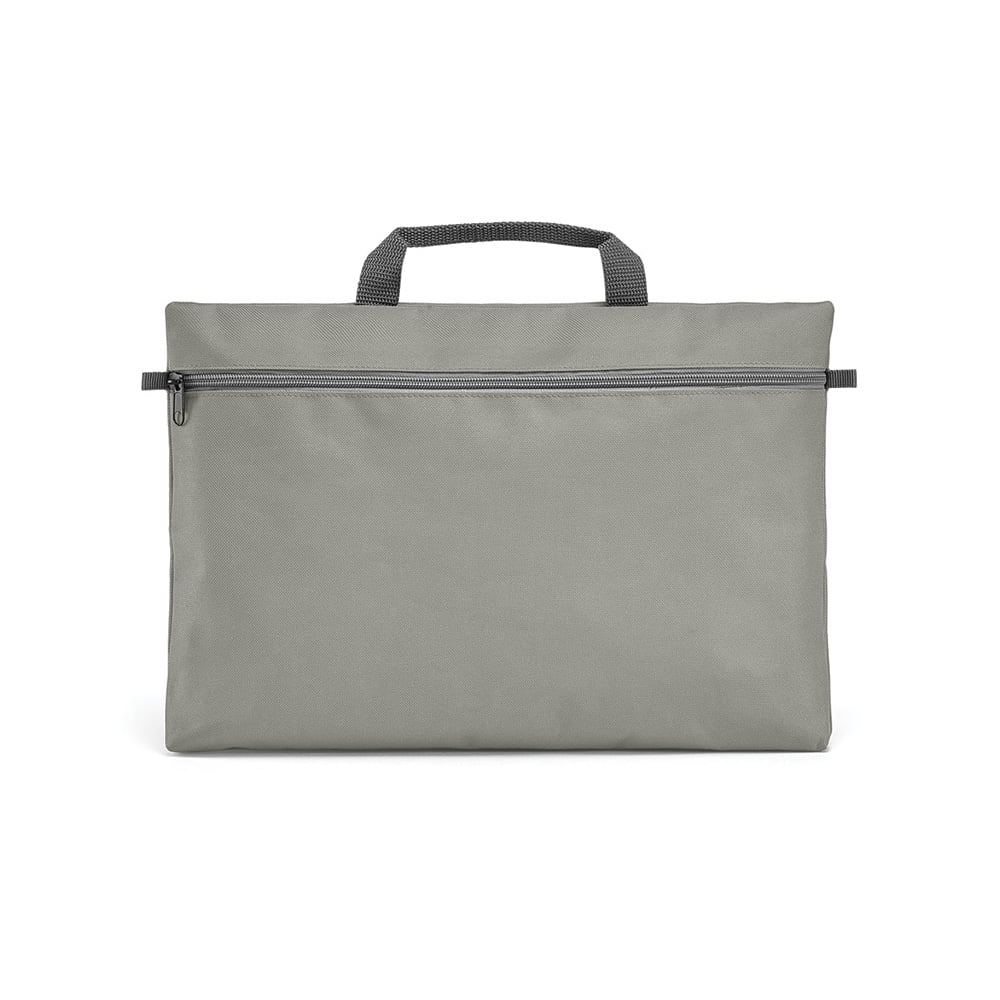 Hi!dea Document bag Milo, 39 x 30 x 4 cm, polyester, gray