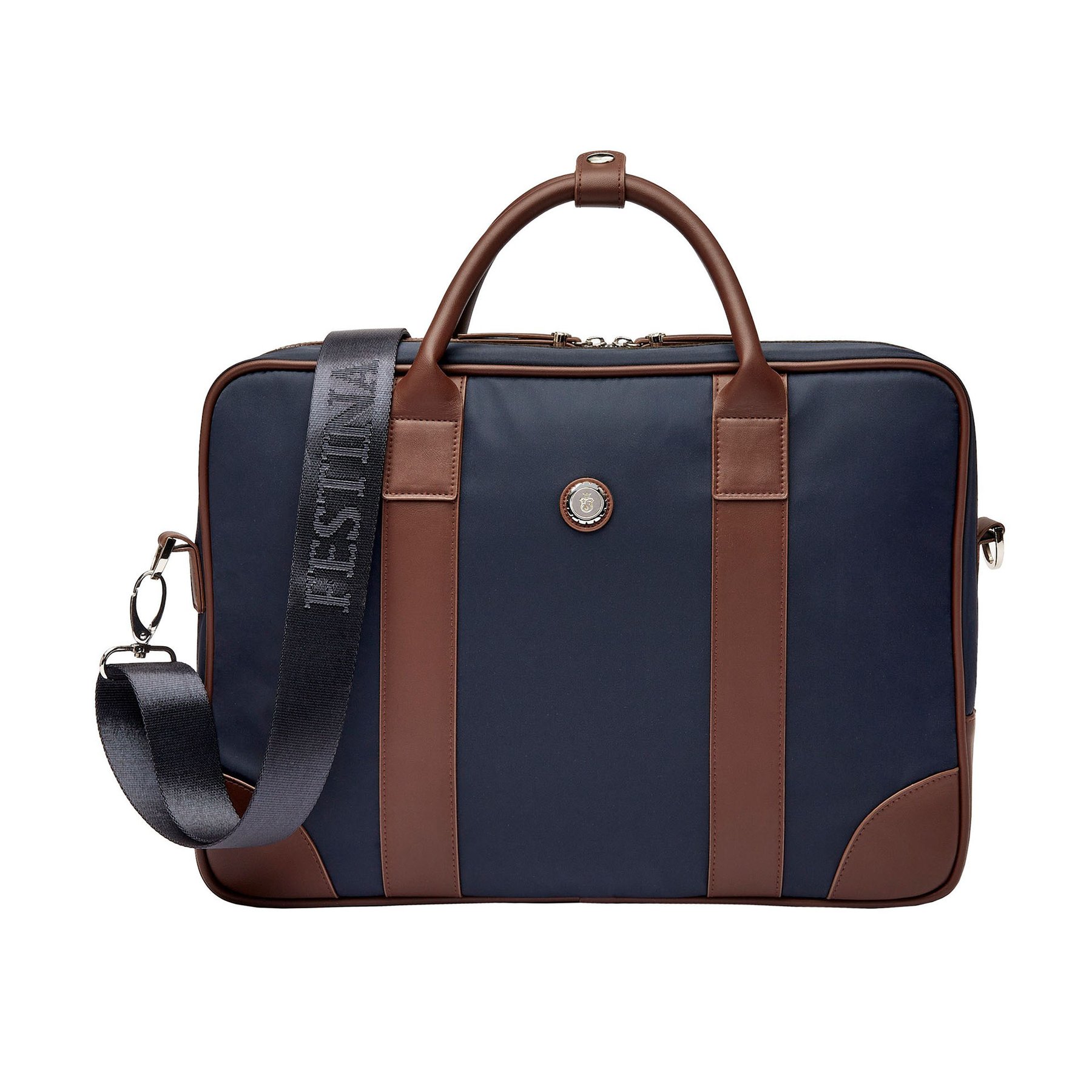 Festina Document Bag Button, blue-brown