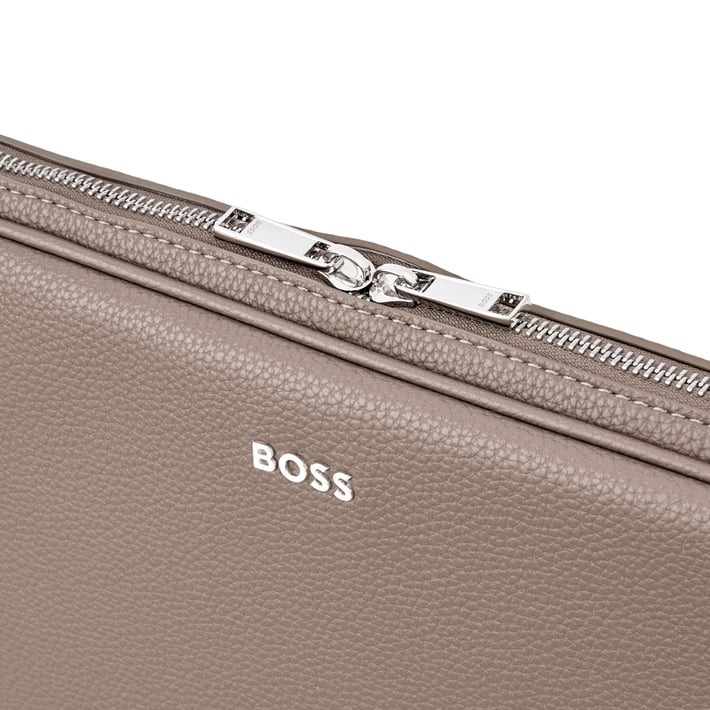 Hugo Boss Чанта за лаптоп Classic Grained, кафява