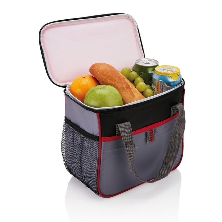 Cooler Bag with handles, 210D polyester, 5.7 L, red