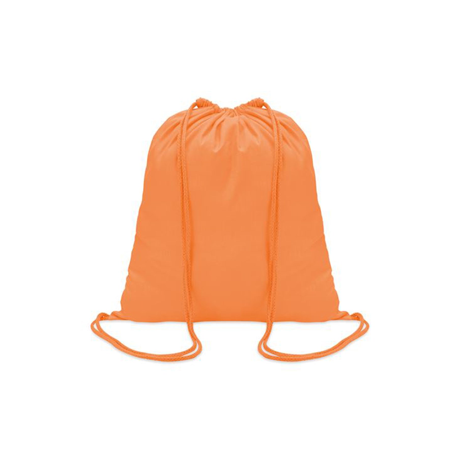 More Than Gifts Sports bag Colored, drawstring type, cotton, orange