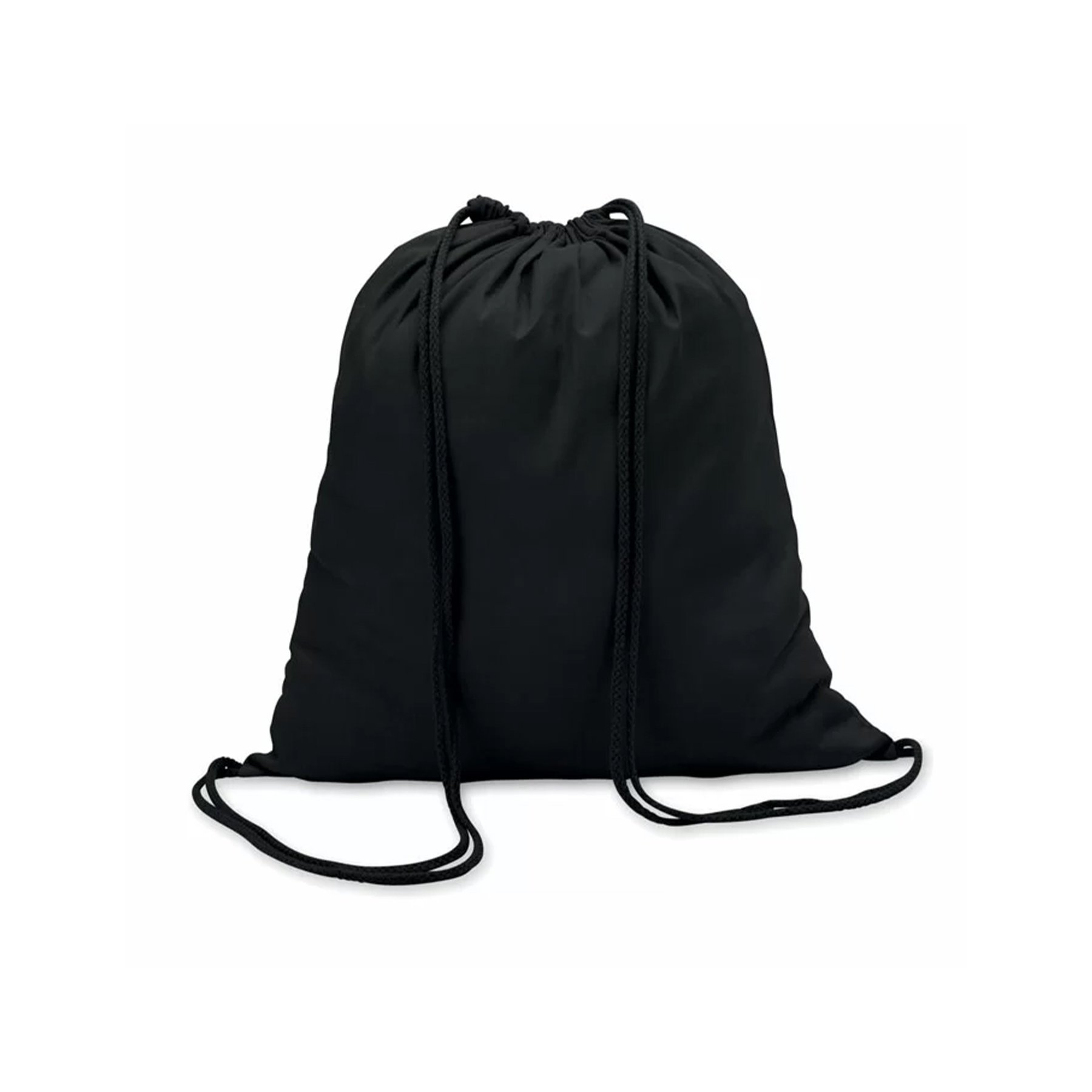 More Than Gifts Sports Bag Colored, drawstring type, cotton, black