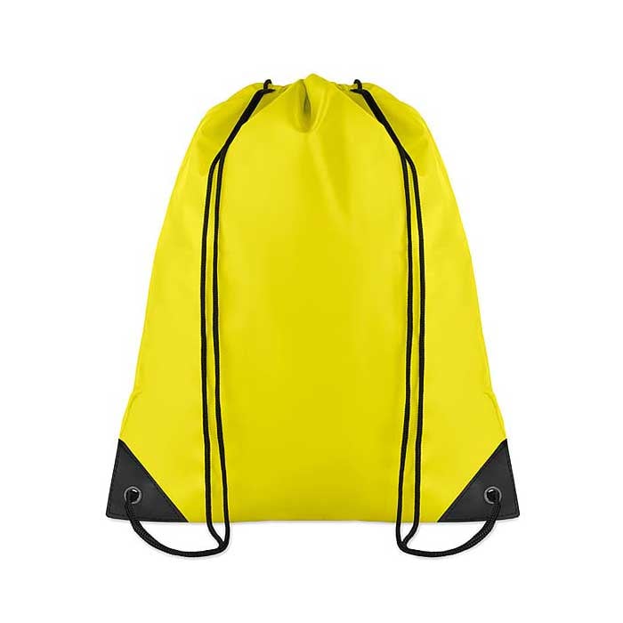 Shoop Backpack, drawstring type, polyester, 36 x 40 cm, yellow