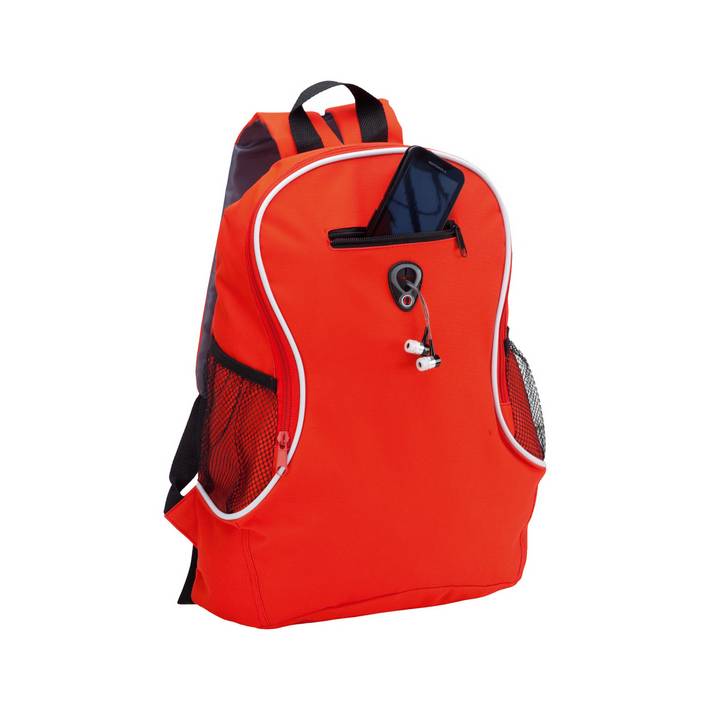 Cool Backpack Saturn, 600D polyester, red