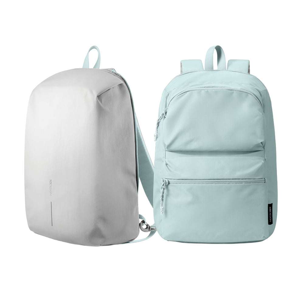 XD Backpack Design Switch, reversible, 16'', 22 L, mint and grey