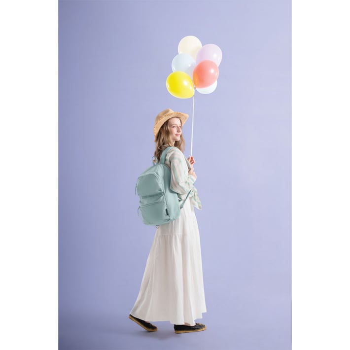 XD Backpack Design Switch, reversible, 16'', 22 L, mint and grey