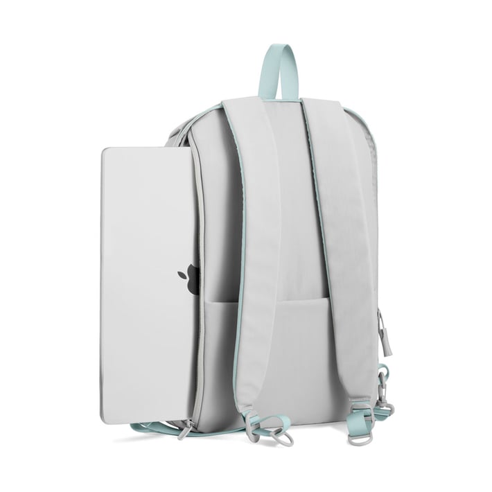 XD Backpack Design Switch, reversible, 16'', 22 L, mint and grey