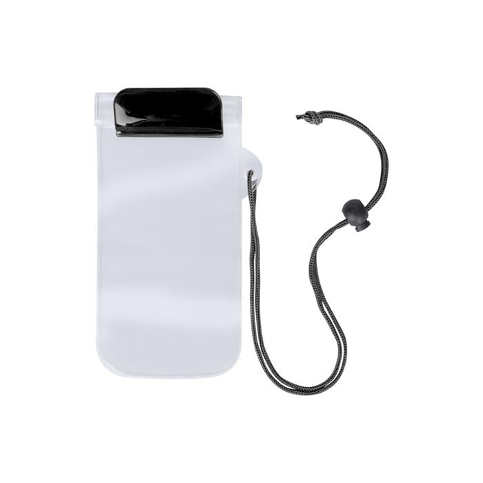 Phone pouch Wapro, 95 x 230 mm, transparent, black