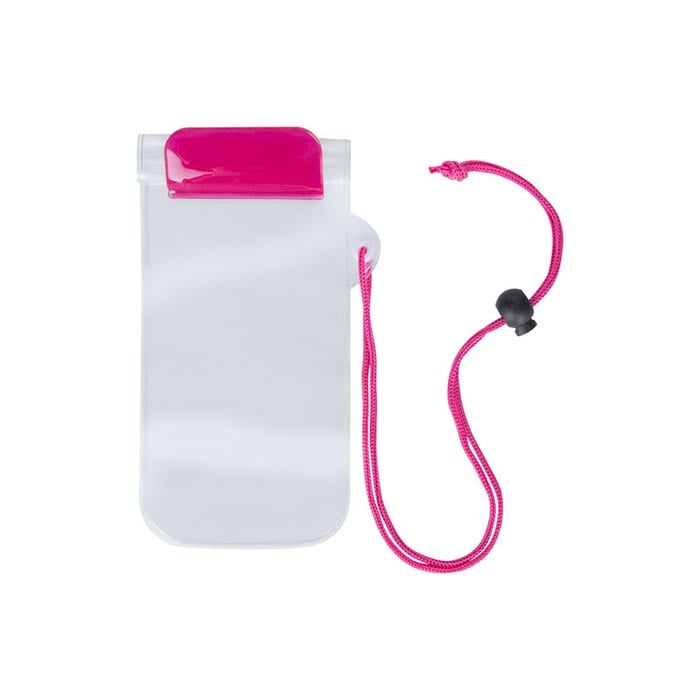 Phone case Wapro, 95 x 230 mm, transparent, pink