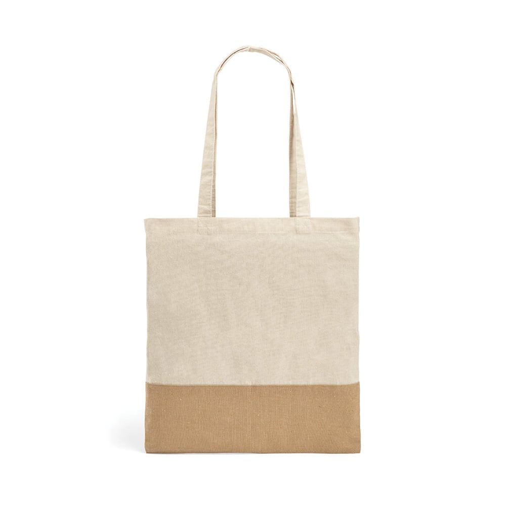 Hi!dea Tote Bag Mercat, cotton, 37.5 x 41.5 cm, natural colour