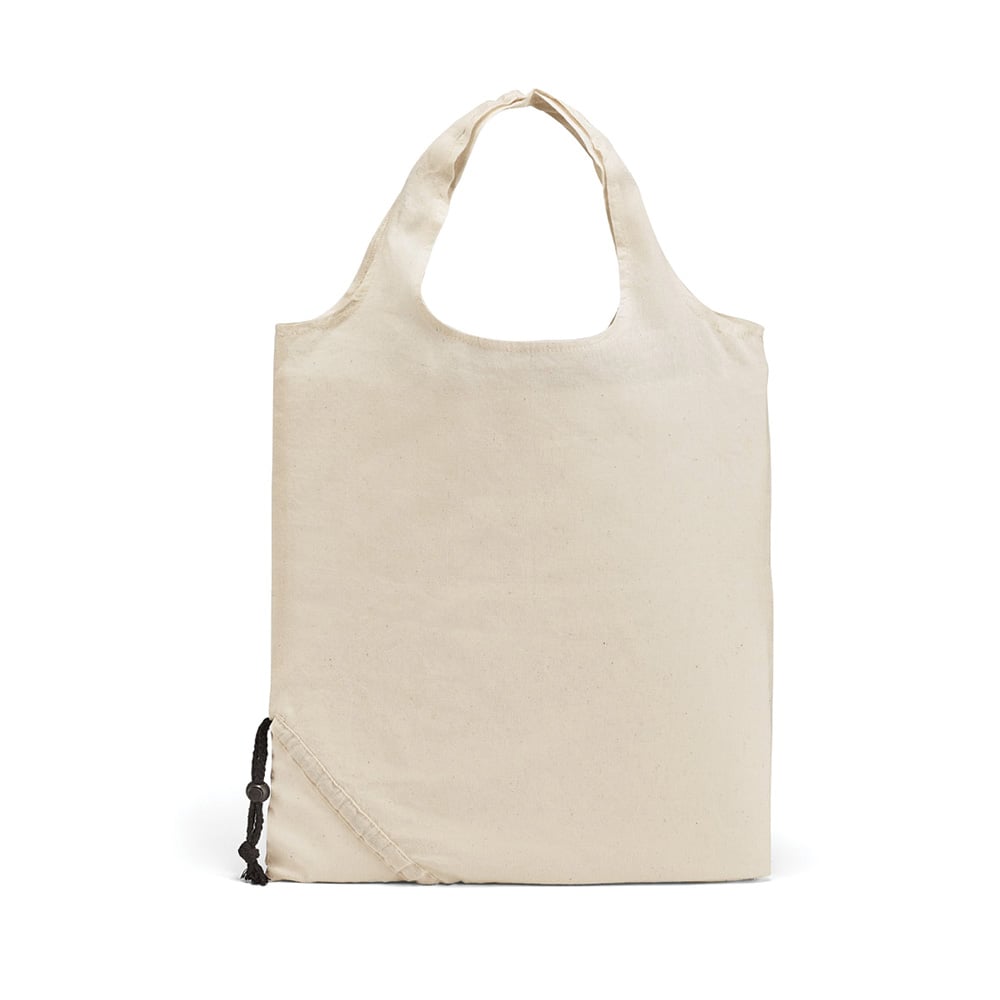 Hi!dea Bag Orleans, foldable, cotton, 37 x 40 cm, natural