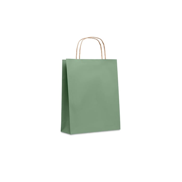 More Than Gifts Paper bag Paper Tone, size S, 18 x 8 x 21 cm, green