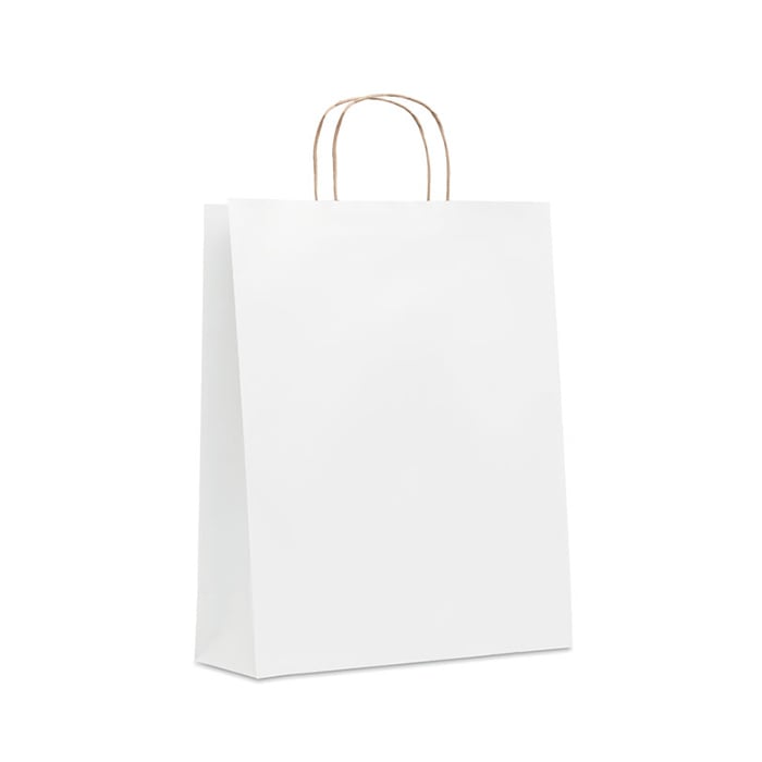 More Than Gifts Paper bag Paper Tone, size L, 32 x 12 x 40 cm, white