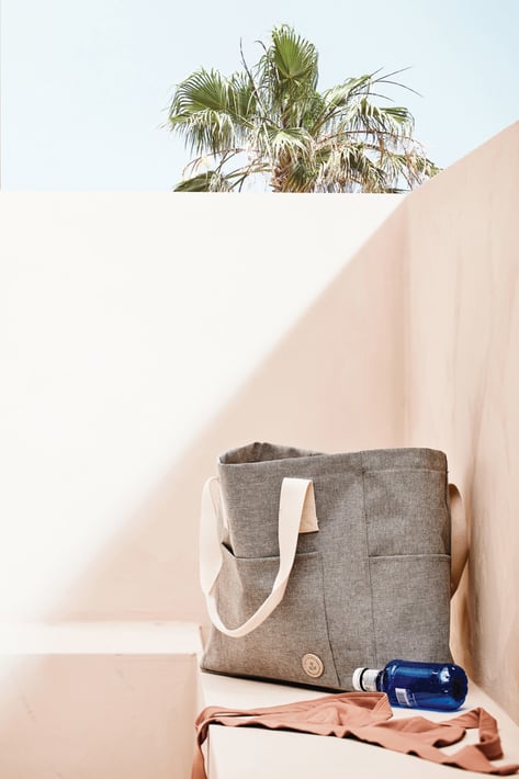 XD Beach Bag Vinga Sortino, 35 x 15 x 45 cm, grey