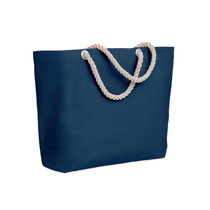 More Than Gifts Beach bag Menorca, cotton, 55 x 15 x 39 cm, blue