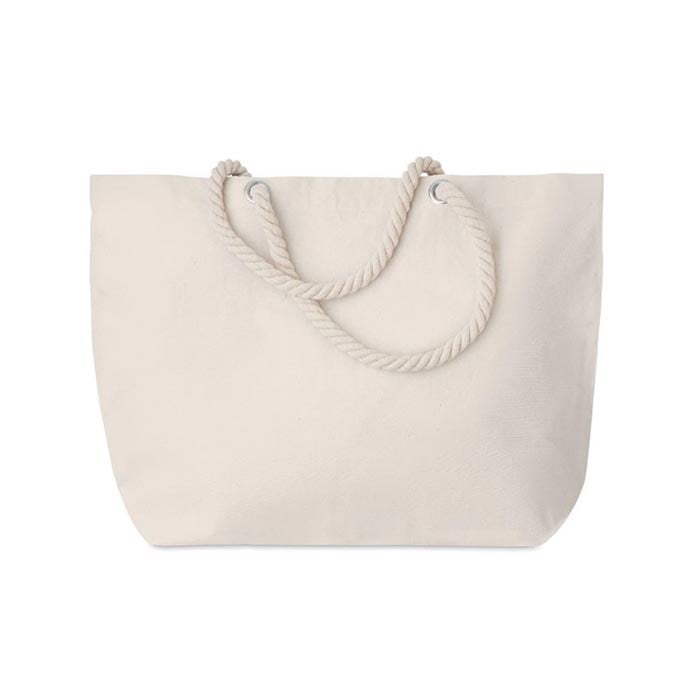More Than Gifts Beach bag Menorca, cotton, 55 x 15 x 39 cm, beige