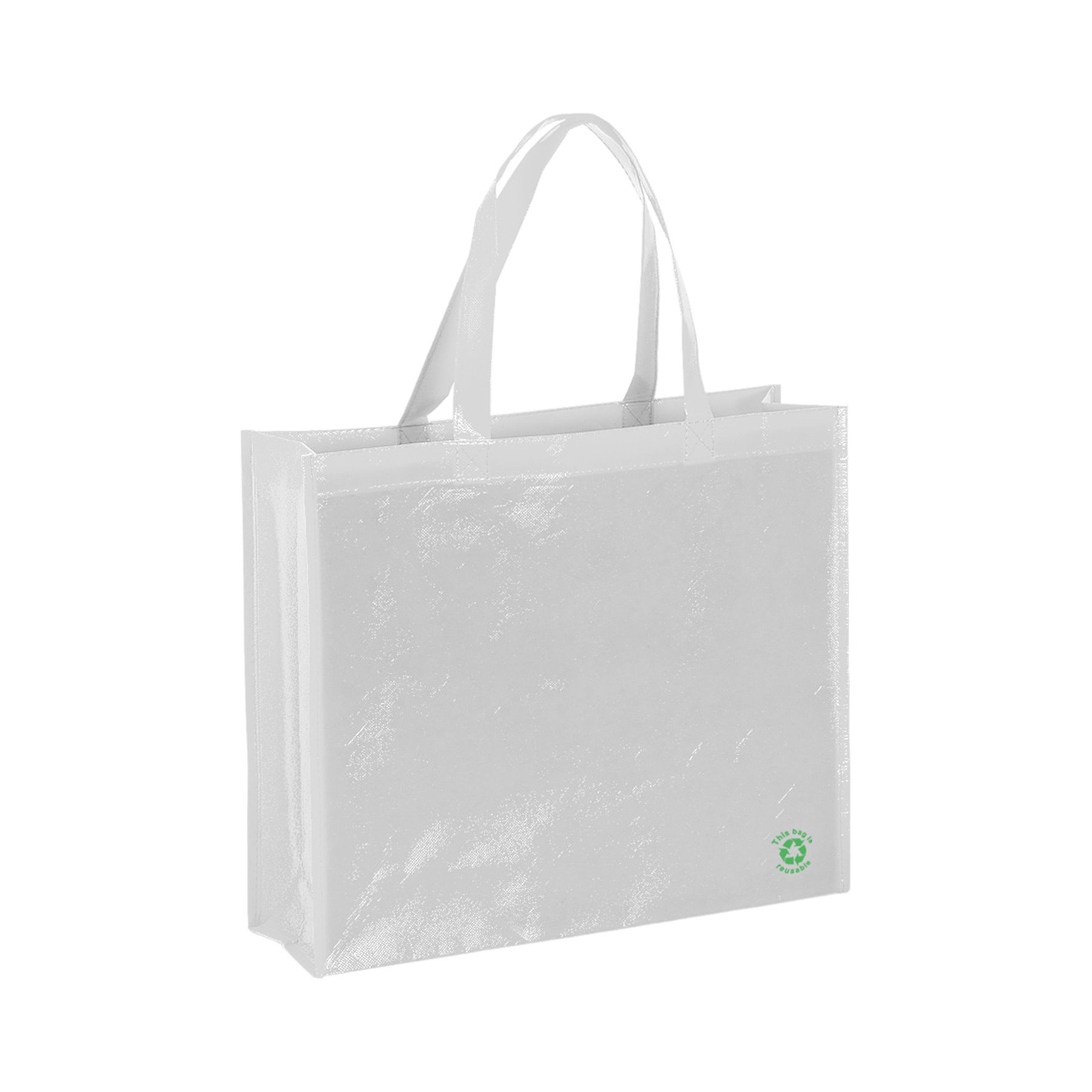 Cool Bag Flubber, nonwoven textile, 40 x 35 x 13 cm, white