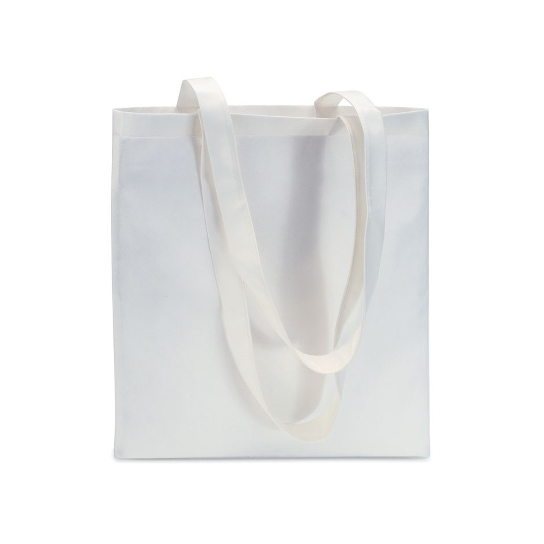 More Than Gifts Totecolor Bag, nonwoven, 40 x 40 cm, white