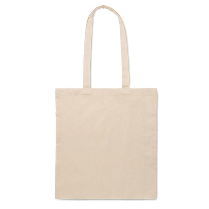 More Than Gifts Чанта Shoppi, с дълги дръжки, 70% памук, 380 х 420 mm, бежова