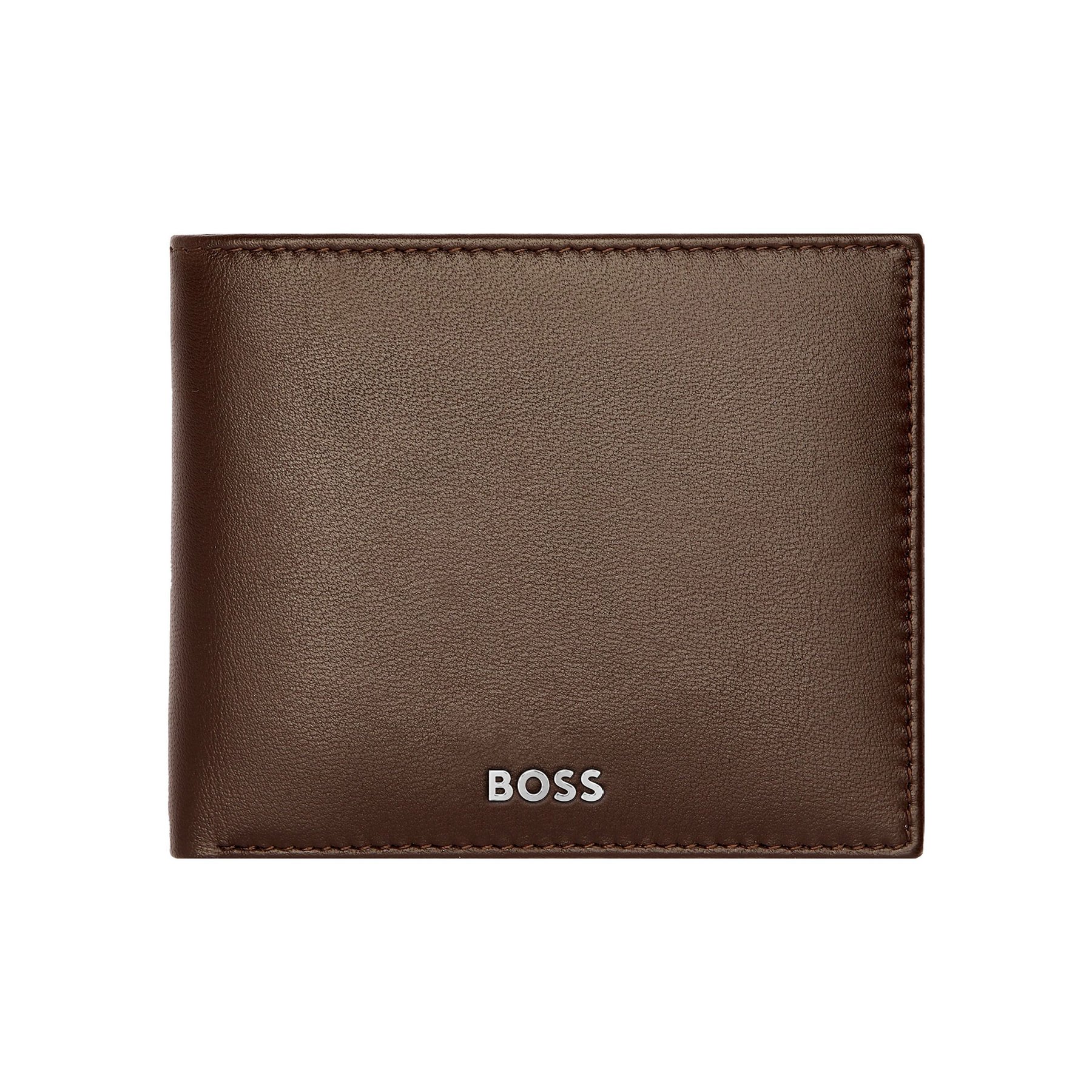 Hugo Boss Wallet Classic Smooth, with flap, brown