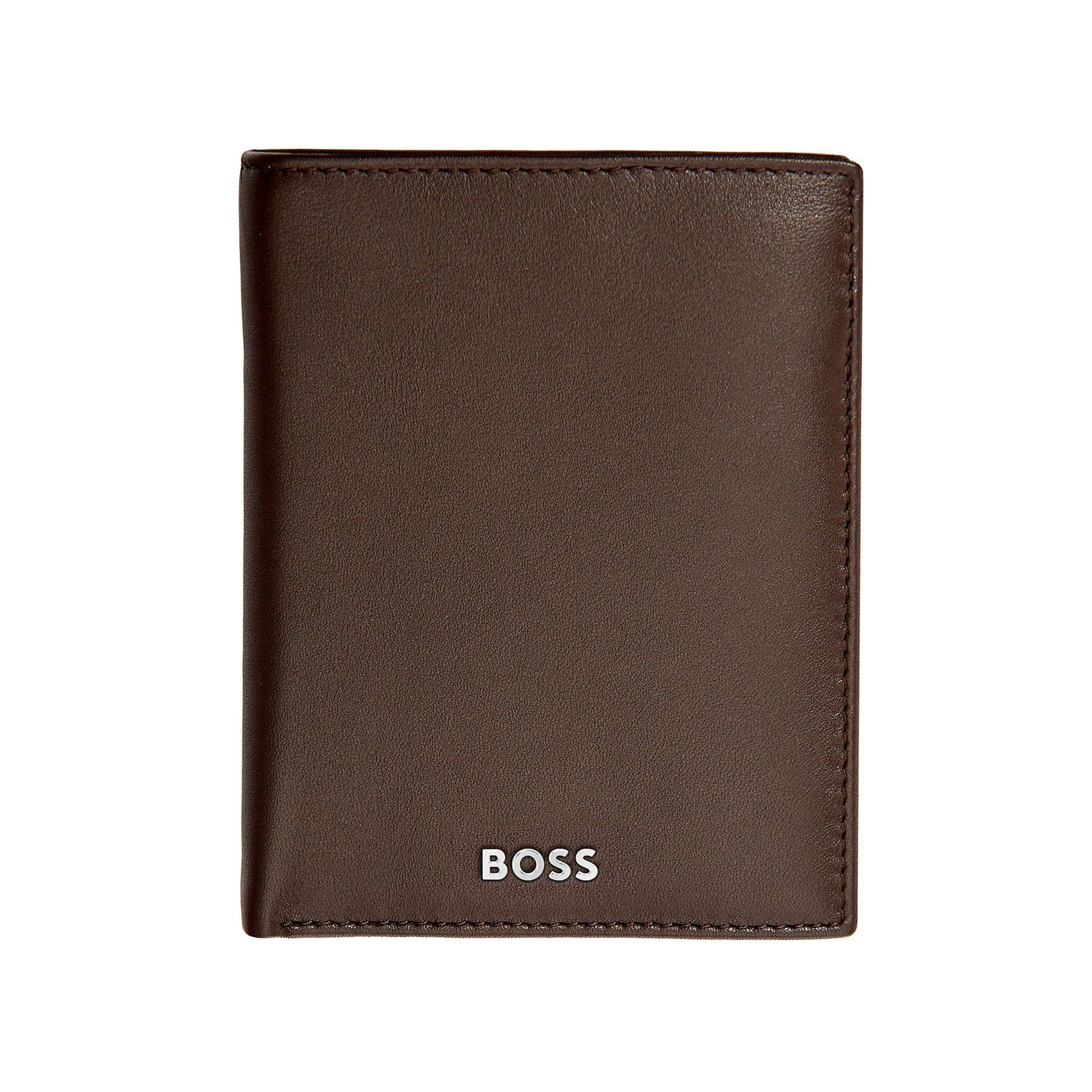 Hugo Boss Wallet Classic Smooth, vertical, with flap, brown