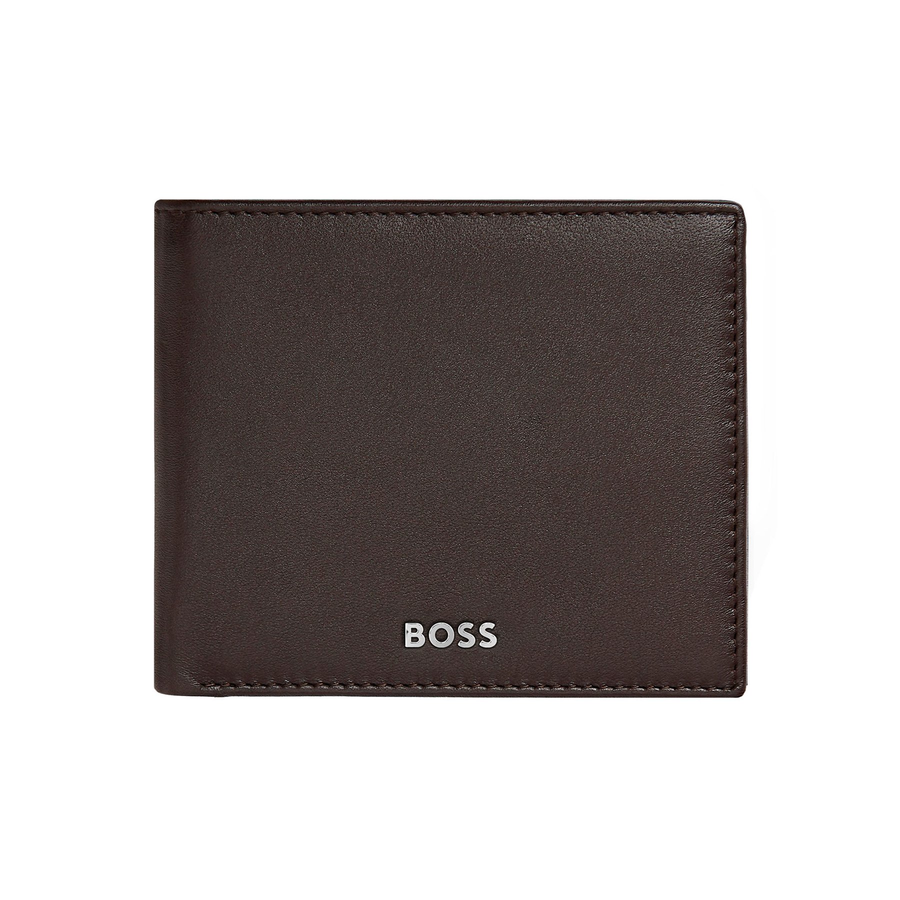 Hugo Boss Wallet Classic Smooth, with flap and coin pocket, brown