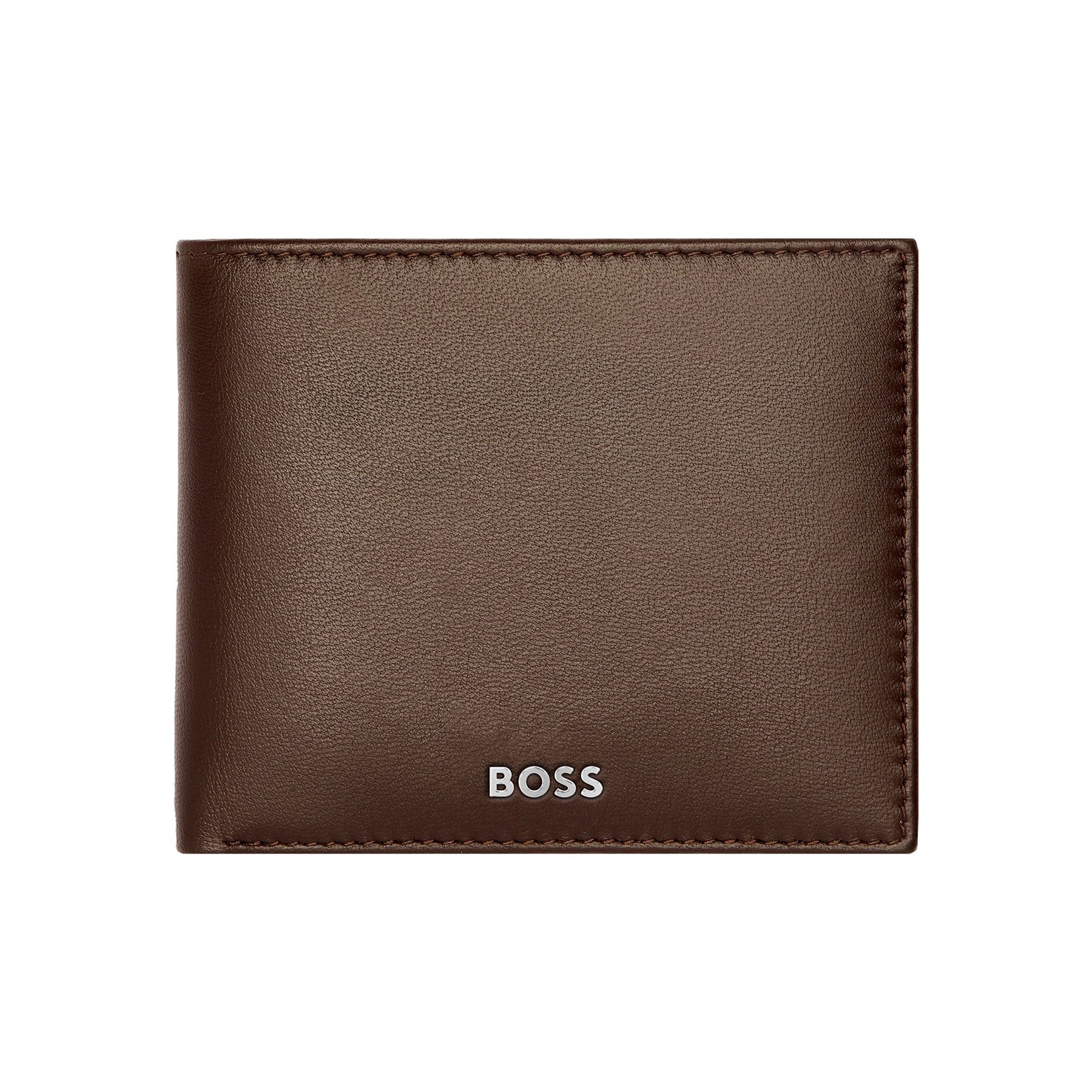 Hugo Boss Wallet Classic Smooth, with coin compartment, brown