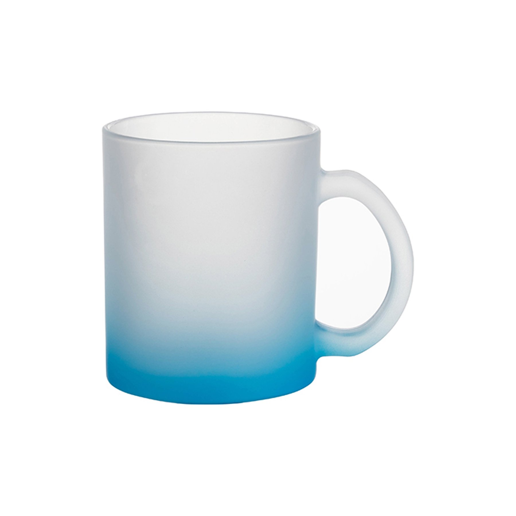 BESTSUB Frosted sublimation mug, light blue, 330 ml
