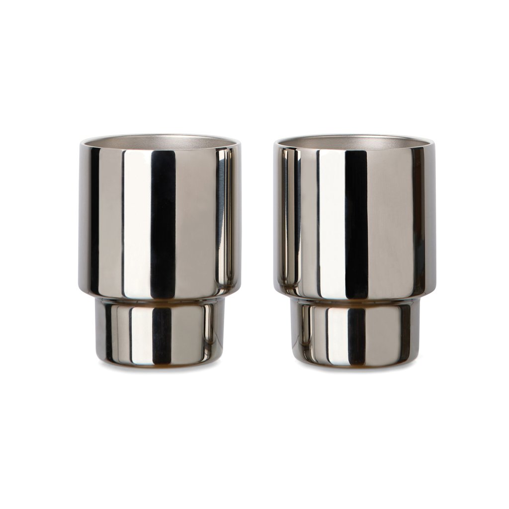 Cup set Vinga Nagano, stainless steel, 160 ml, 2 pcs