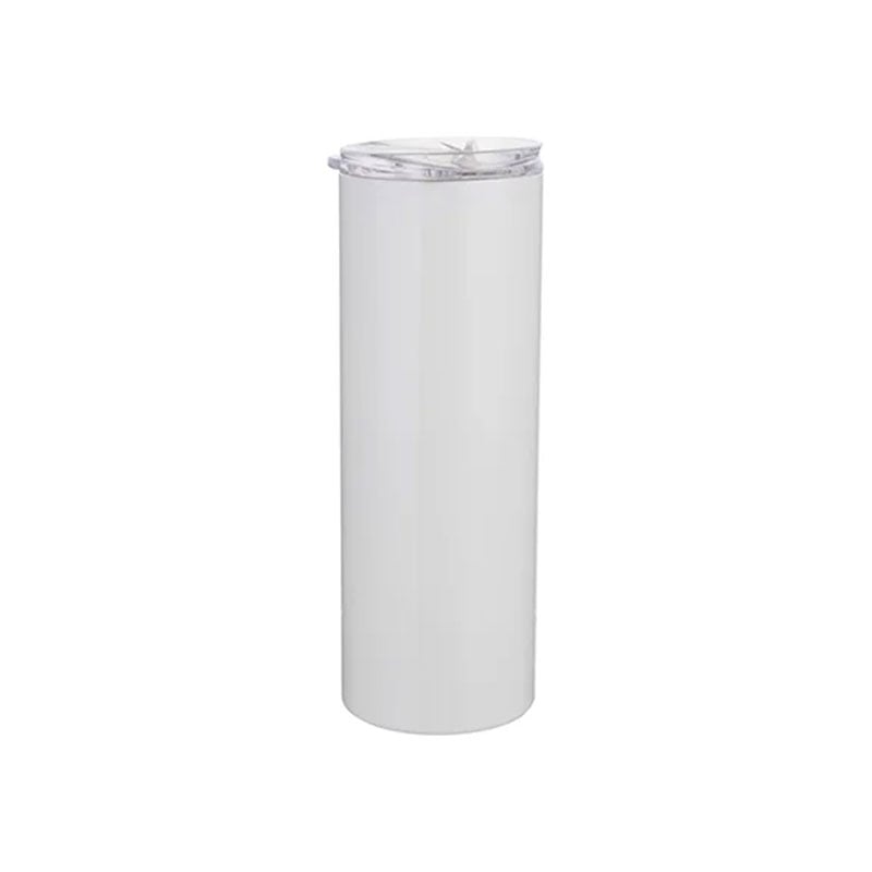 BESTSUB Travel Cup with Straw, 600 ml, white