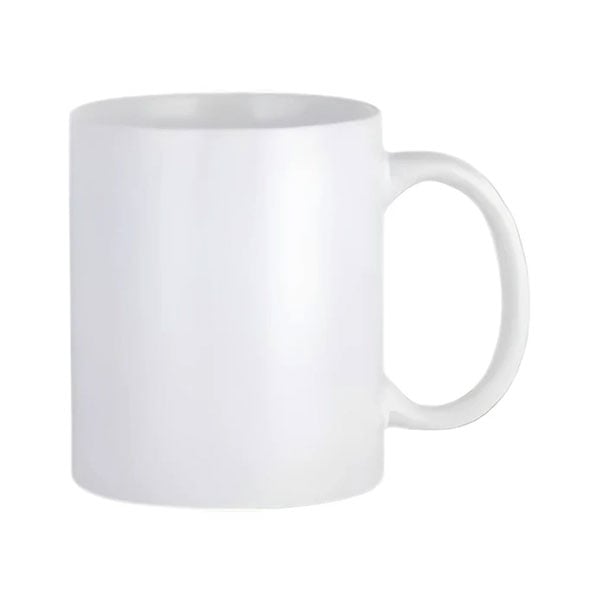 BESTSUB Ceramic Mug with Handle in Box, 330 ml, white