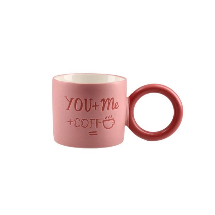 Takk Lucy Mug, quotes, ceramic, matte finish, assorted, 1 pc