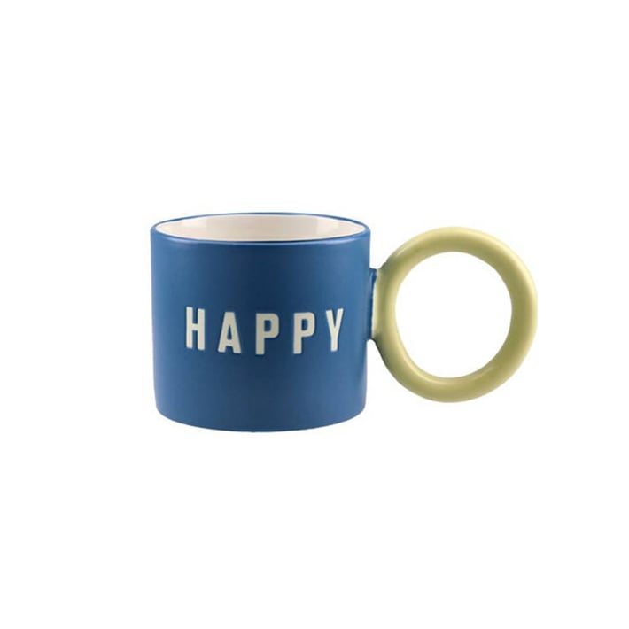 Takk Lucy Mug, quotes, ceramic, matte finish, assorted, 1 pc