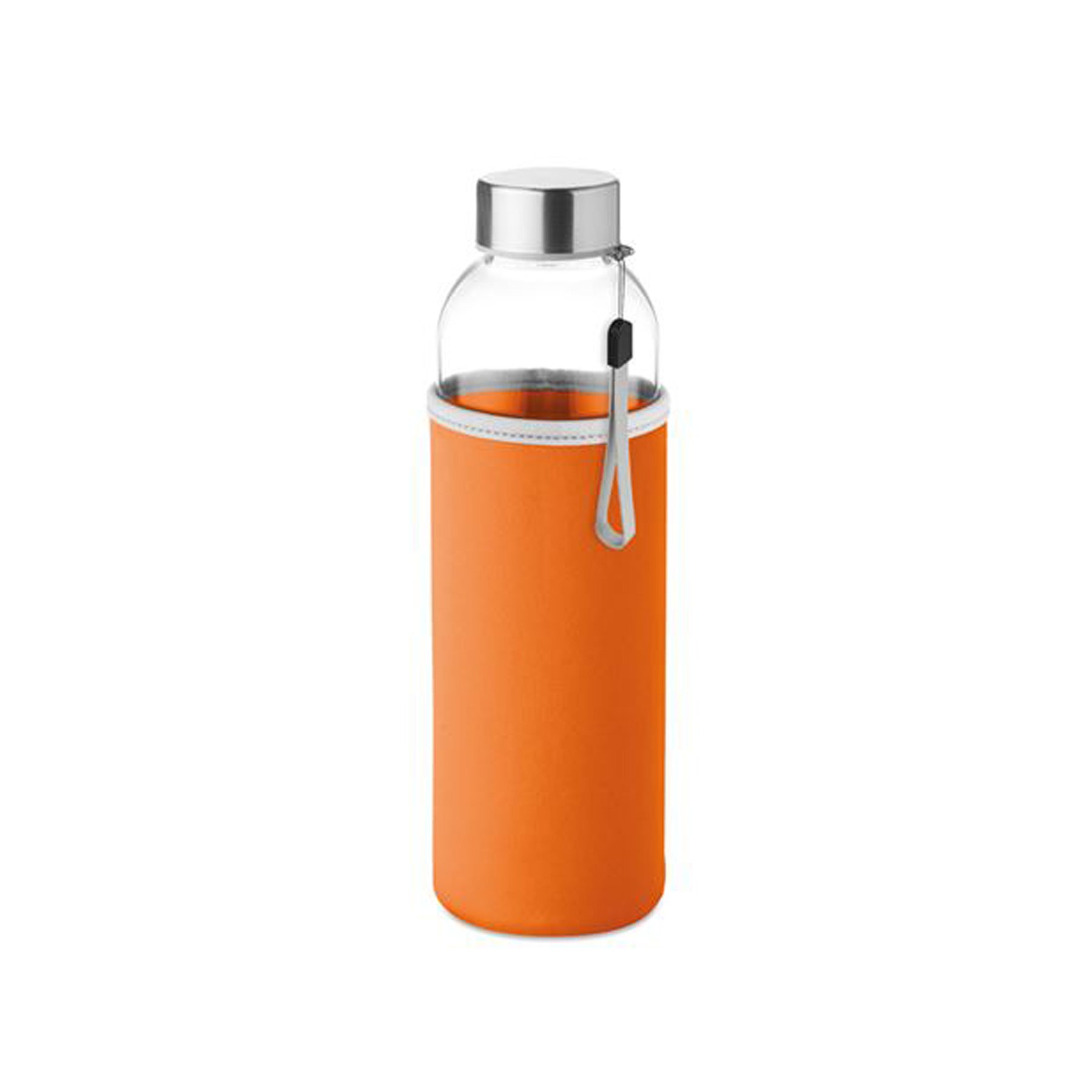 More Than Gifts Bottle Utah Glass, with orange sleeve, 500 ml