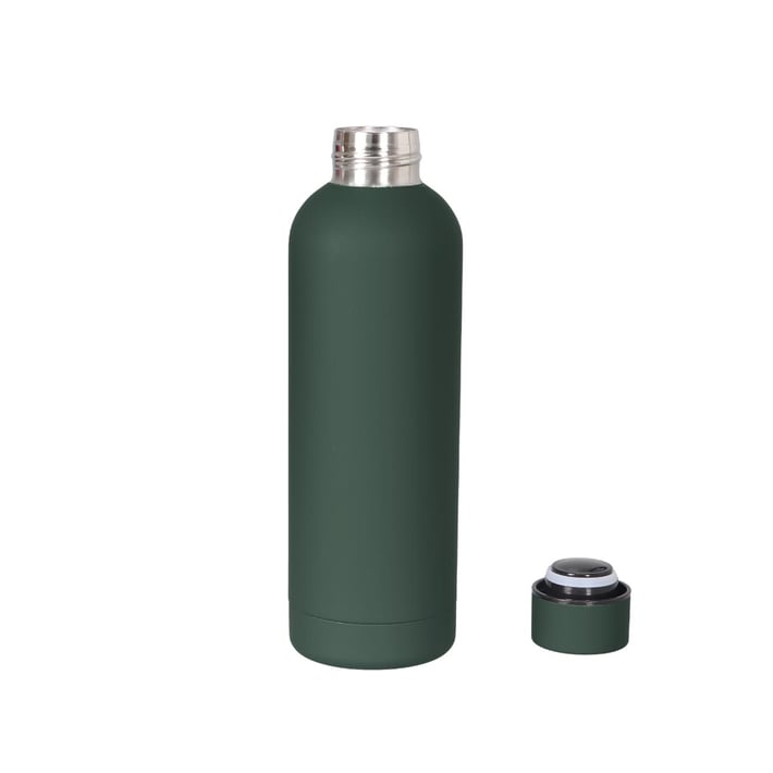 Office 1 Бутилка Top, метална, 6.5 х 24 cm, зелена, 500 ml
