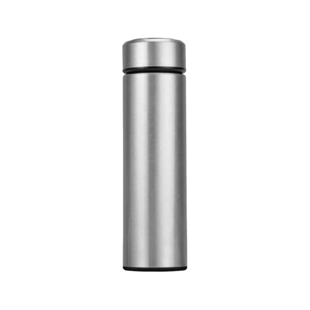 Thermos Smarty, metal, double-wall, with indicator, 500 ml, silver