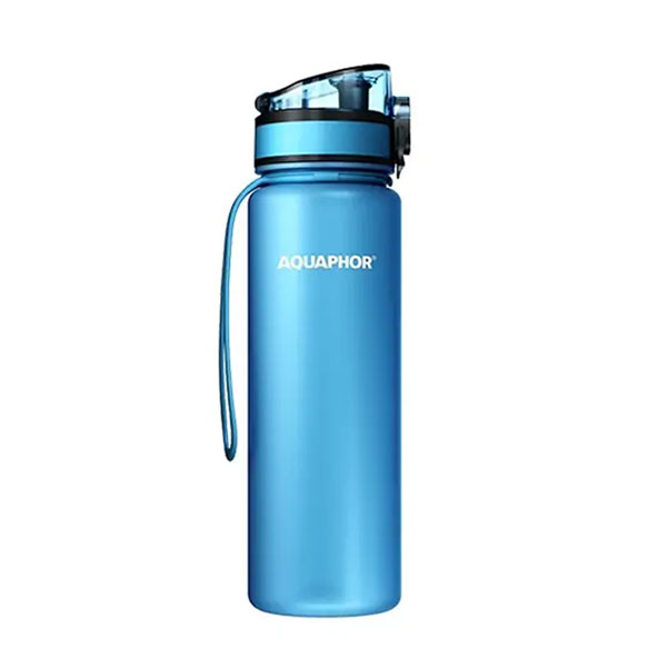Aquaphor Bottle City, filtering, tritan, 500 ml, blue