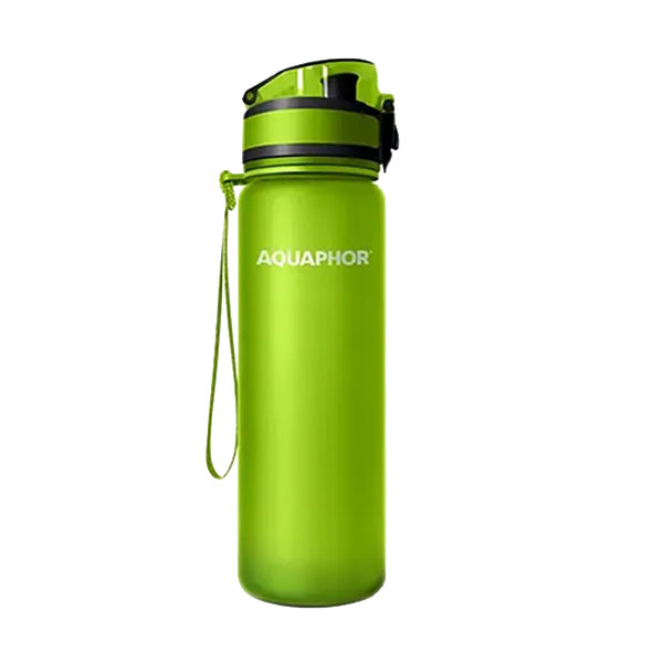 Aquaphor Bottle City, filtering, tritan, 500 ml, green
