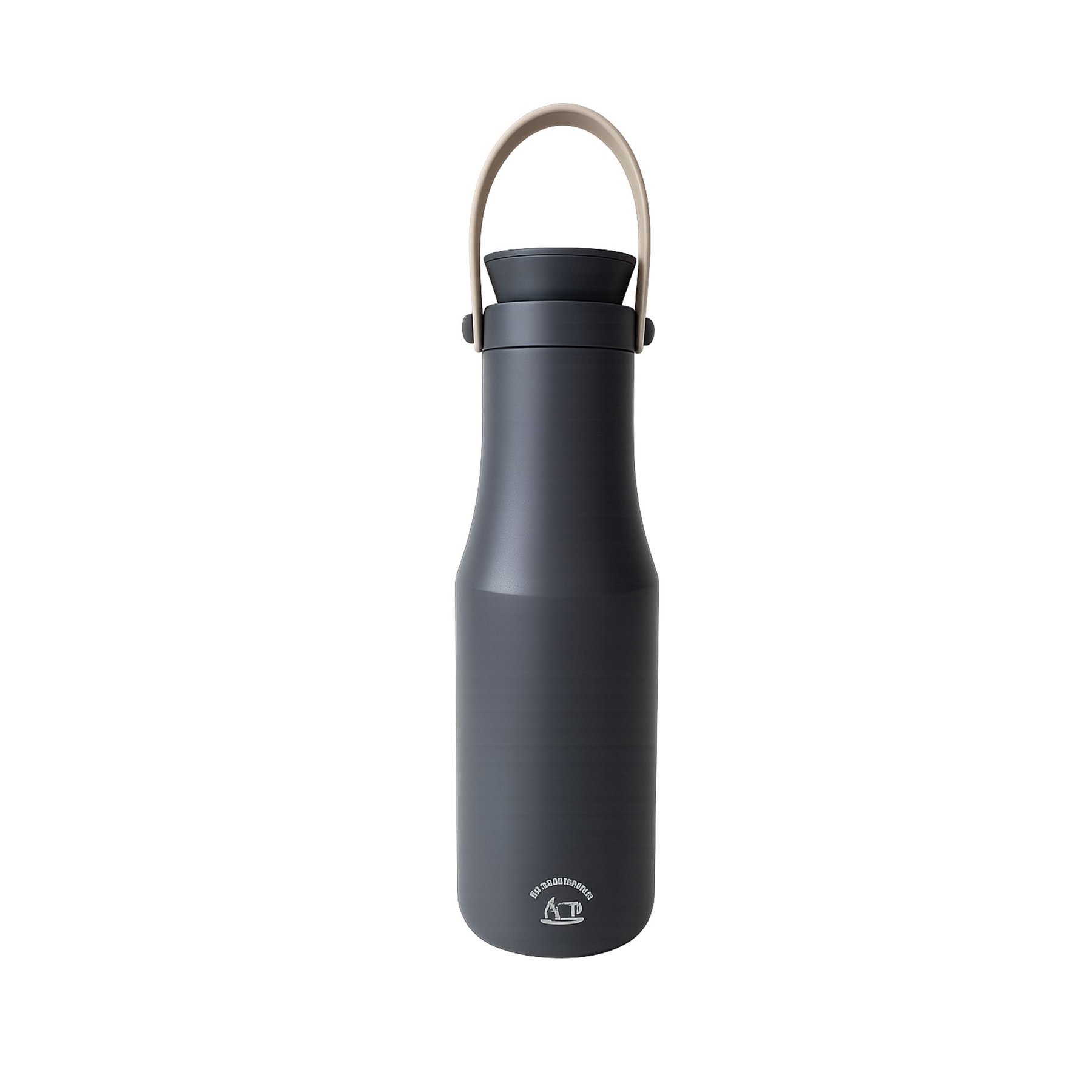 VINTAGE DOUBLE-WALLED STAINLESS STEEL BOTTLE 470ML GREY