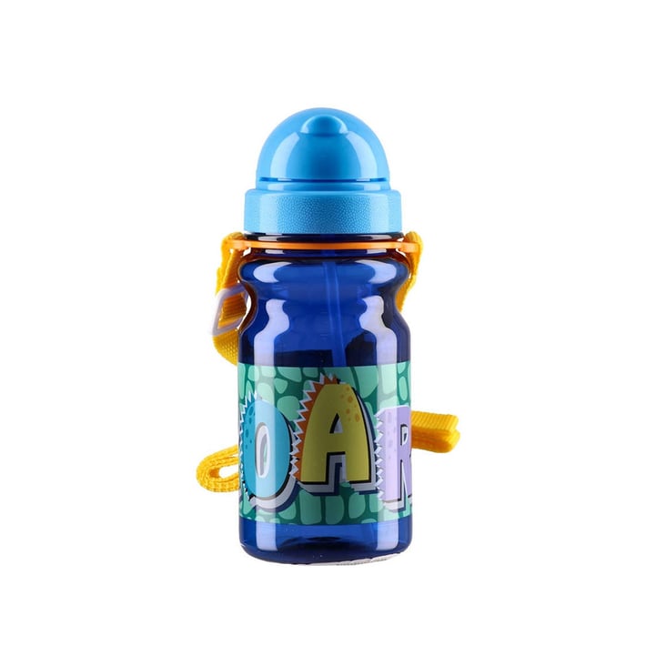 Takk Flowy Baby Bottle, for boys, with strap, 350 ml, assorted, 1 pc