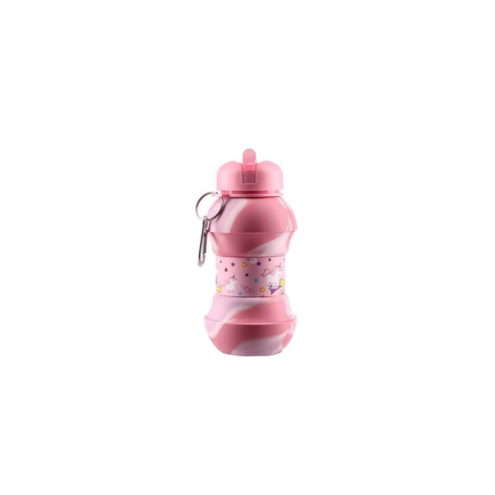 Takk Roby Bottle, foldable, 550 ml, pastel colours, assorted, 1 pc