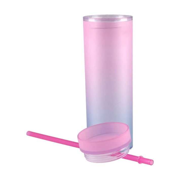 Бутилка Takk Style Trend, със сламка, 470 ml, асорти