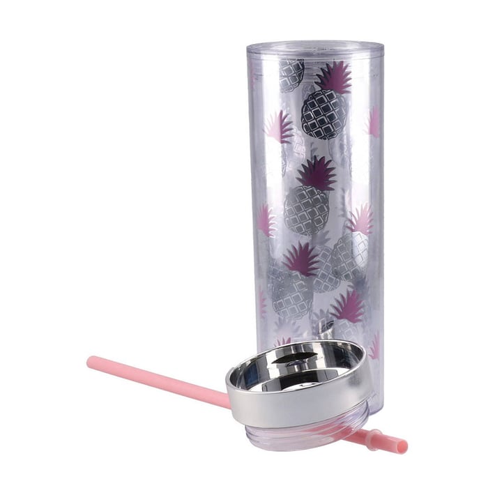 Бутилка Takk Style Trend, със сламка, 470 ml, асорти