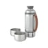 Black+Blum Explorer Thermos, with 2 cups and handle, 1 L, stainless steel