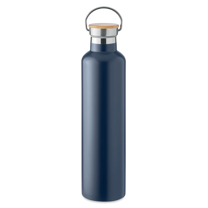 More Than Gifts Helsinki Thermos, double-wall vacuum, 1 L, dark blue