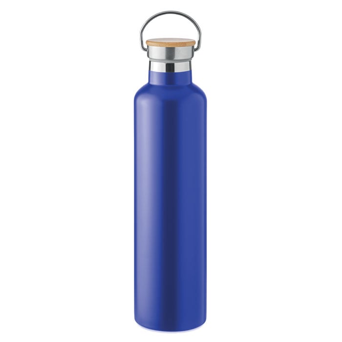 More Than Gifts Helsinki Thermos, double-wall vacuum, 1 L, blue
