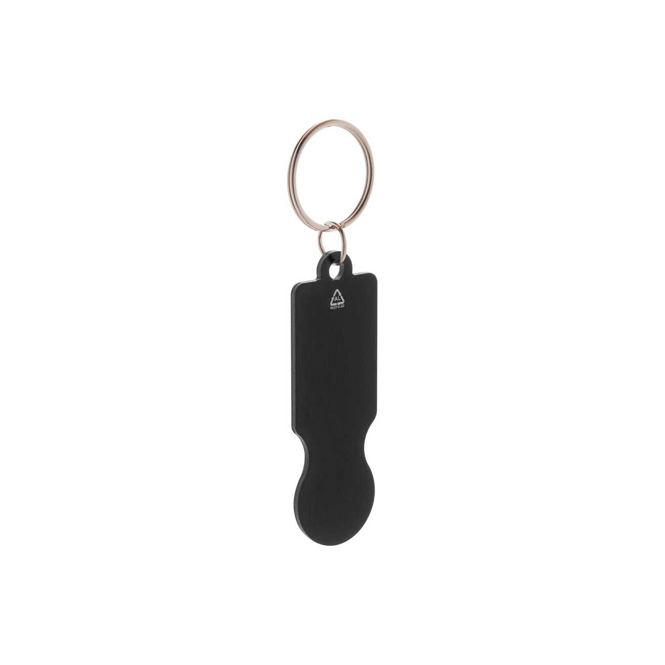 Cool Keychain Ralucart, Aluminium, 69 x 23 x 2 mm, Black