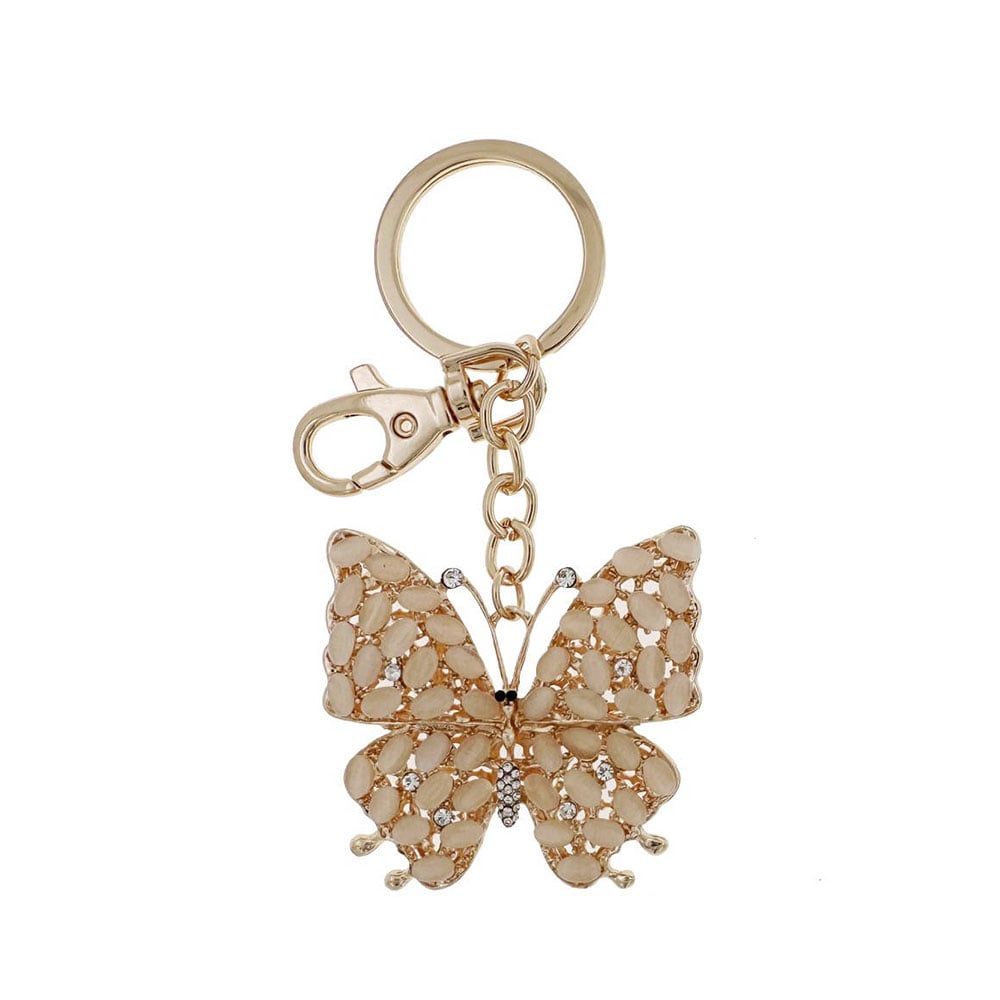 Takk Blind Woman Keychain, butterfly