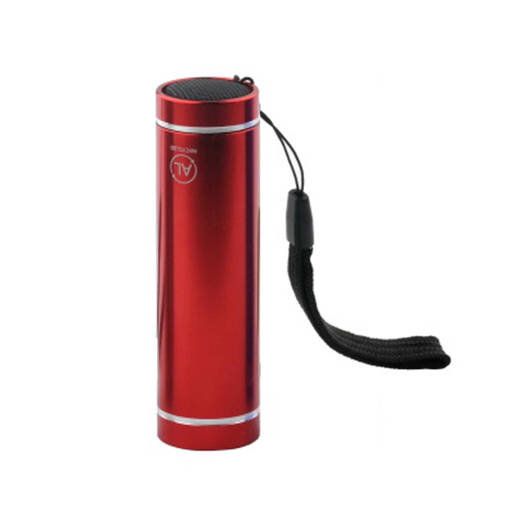 Flashlight Flashy, recycled aluminum, red