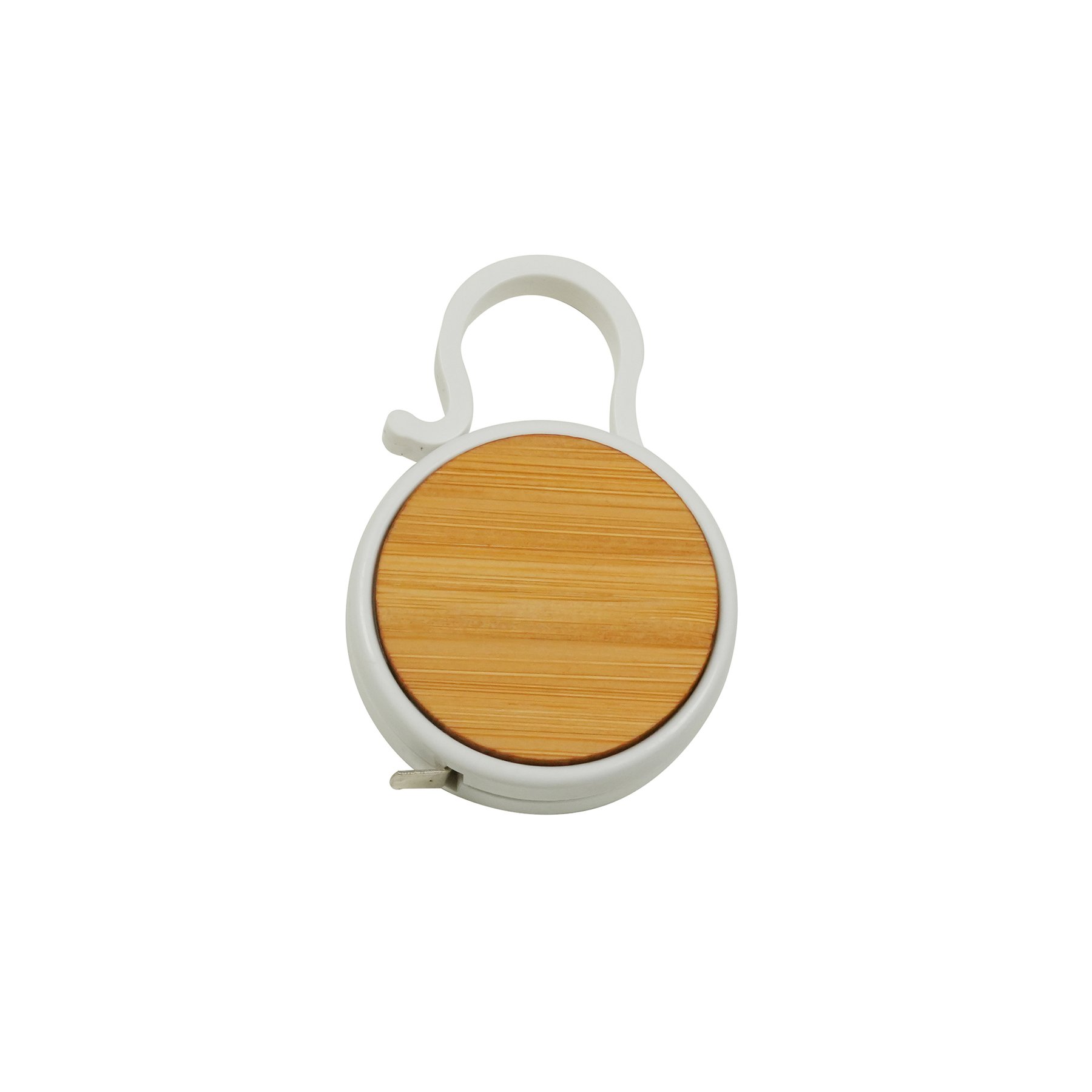 Meter Tape measure, bamboo, 1 m, white